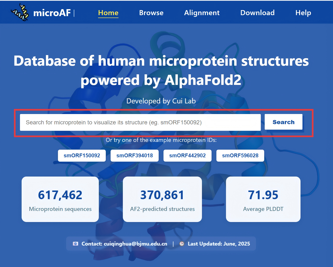 Search example